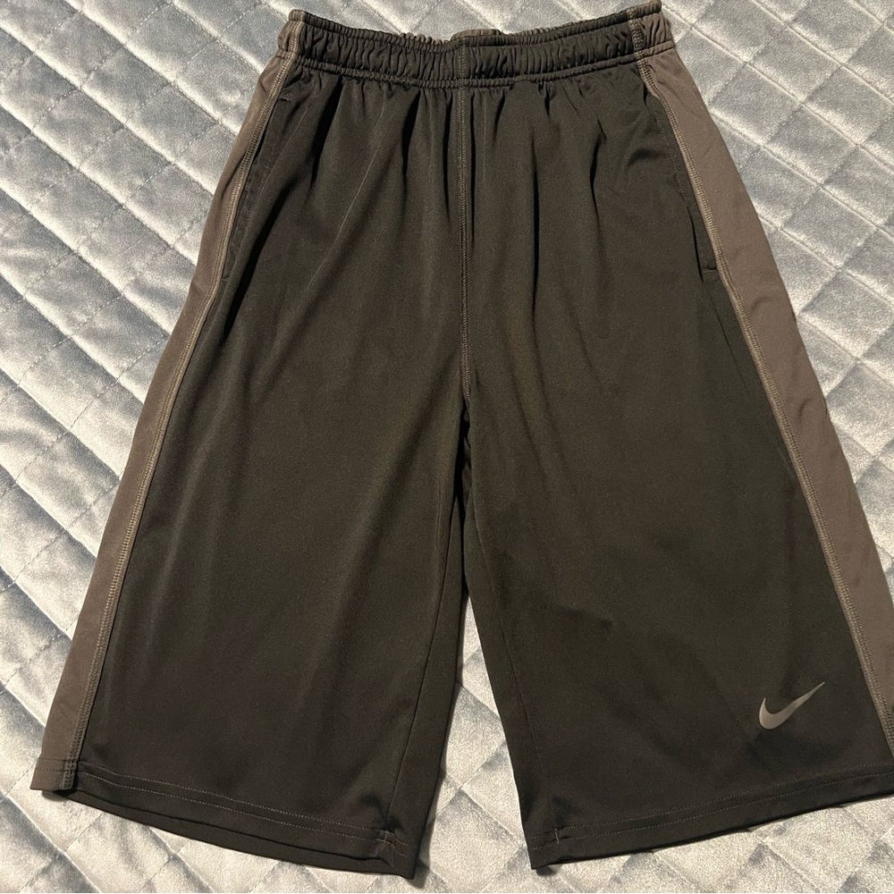Nike Black and Gray Athletic Shorts